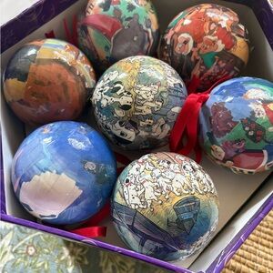 Disney Purple 'An Enchanted Christmas' Ornament Box